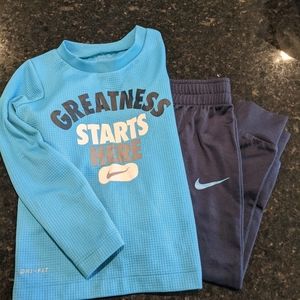 Nike Toddler long sleeve set.